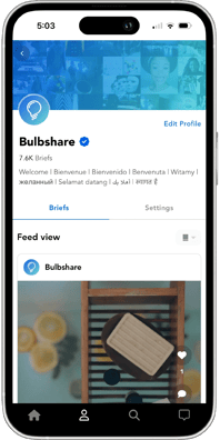 Bulbshare mobile_