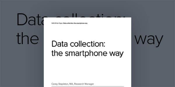 Data collection: the smartphone way