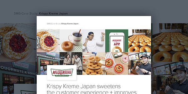 Krispy Kreme Japan sweetens the customer experience + improves business outcomes