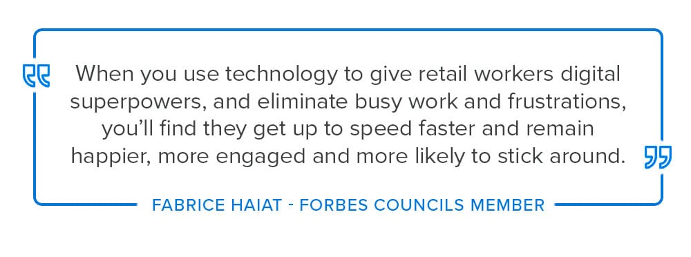 the impact of technology on retail employees